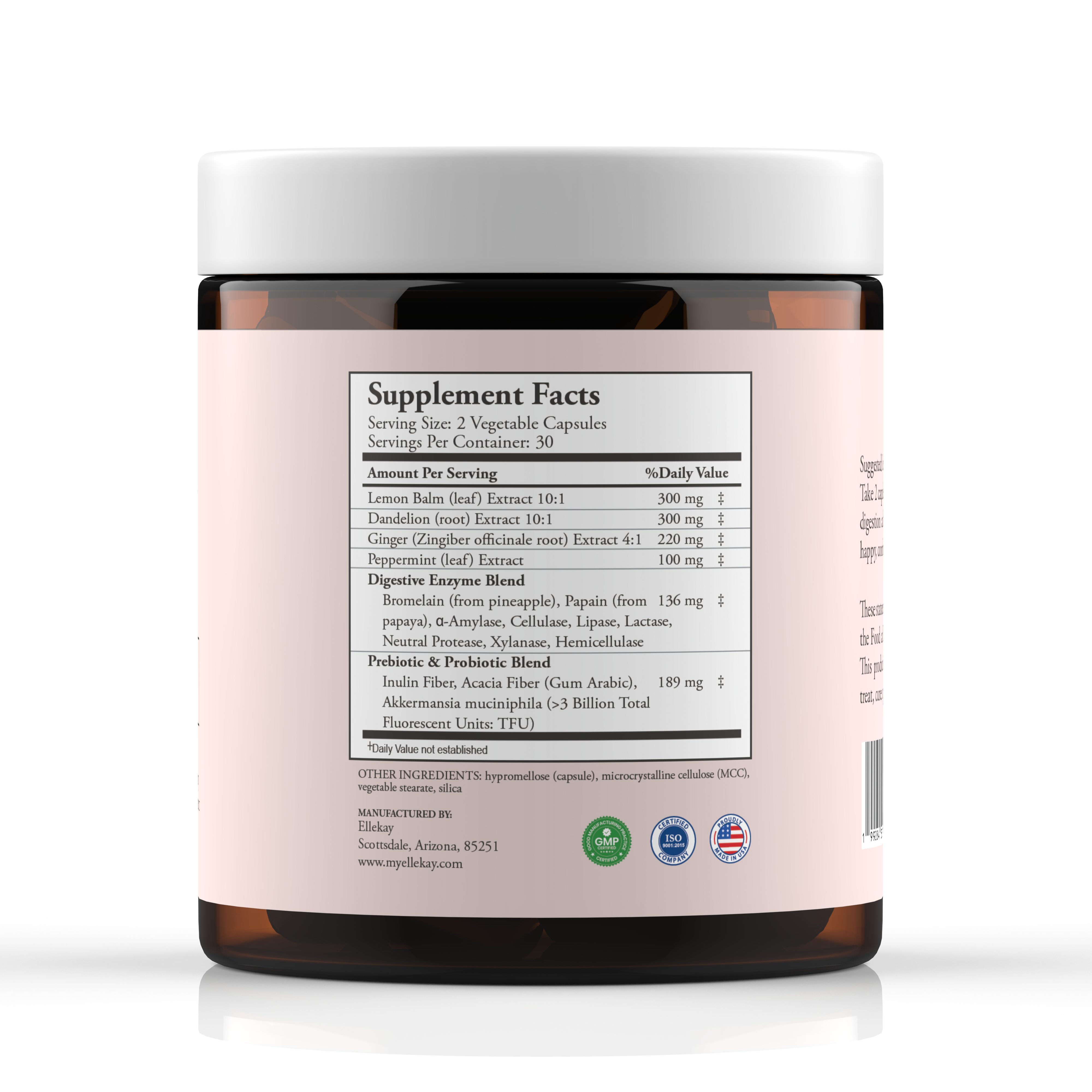 Morning Skinny Supplement Facts label